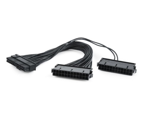 Dual 24-pin internal PC power extension cable0.3 m