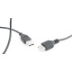 USB 2.0 extension cable0.75 mblack