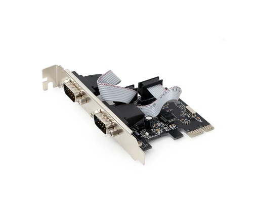 2 serial port PCI-Express add-on cardwith extra low-profile bracket