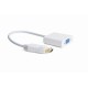DisplayPort to VGA adapter cablewhite