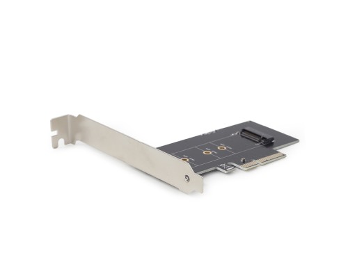 M.2 SSD adapter PCI-Express add-on cardwith extra low-profile bracket