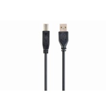 USB 2.0 A-plug B-plug 6ft cable black color