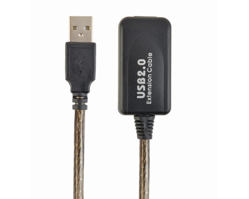 Active USB 2.0 extension cable10 mblack