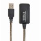 Active USB 2.0 extension cable5 mblack