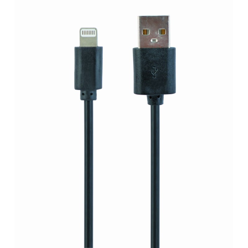 Cablexpert USB A-Male to Lightning Charging Cable 1m Black