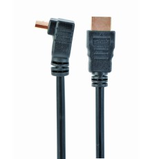 High speed HDMI cable with Ethernet90 degrees upwards angled connector1.8 m