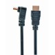 High speed HDMI cable with Ethernet90 degrees upwards angled connector3 m