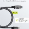 Goobay USB-C 3.0 to RJ45 Ethernet Cable 5m