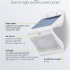 Goobay LED Solar Wall Light with Motion Sensor, 4 W, White