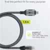Goobay USB-C 3.1 to RJ45 Ethernet Cable 1.5m
