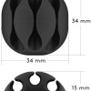 Goobay Cable Management Set Black
