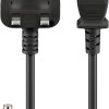 Goobay UK Mains Power Cord C13 1.8m