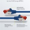 Goobay Cat6 Ethernet Cable 1m Blue