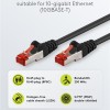 Goobay Cat6 Ethernet Cable 0.25m Black