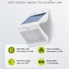 Goobay LED Solar Wall Light with Motion Sensor, 4 W, White