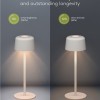 Goobay Wireless LED Table Lamp, Size S, 25 cm, white