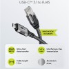 Goobay USB-C 3.1 to RJ45 Ethernet Cable 1m