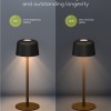 Goobay Wireless LED Table Lamp, Size S, 25 cm, black