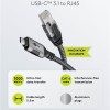 Goobay USB-C 3.1 to RJ45 Ethernet Cable 5m