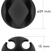 Goobay Cable Management Set Black