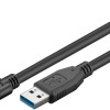 Goobay USB-C to USB-A Cable 0.5m Black