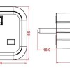 Goobay Travel Adapter UK to Europe White