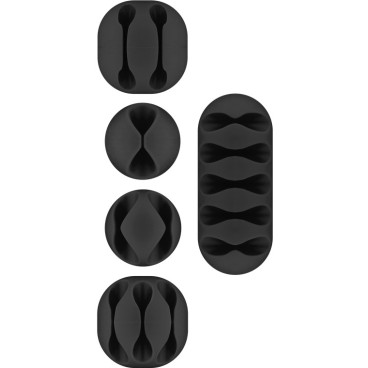 Goobay Cable Management Set Black