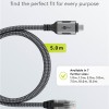 Goobay USB-C 3.1 to RJ45 Ethernet Cable 5m