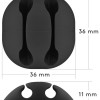 Goobay Cable Management Set Black