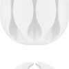 Goobay Cable Management Holder 3 Slots White