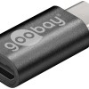 Goobay USB-C to USB 2.0 Micro-B Adapter Grey