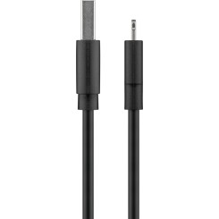 Goobay 0.5m USB-A to Lightning Cable Black