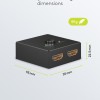 Goobay 2 to 1 HDMI Switch 4K 60Hz Black