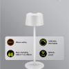 Goobay Wireless LED Table Lamp, Size S, 25 cm, white