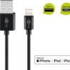 Goobay 0.5m USB-A to Lightning Cable Black
