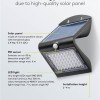 Goobay LED Solar Wall Light with Motion Sensor, 4 W, Black