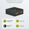 Goobay 2 to 1 HDMI Switch 4K 60Hz Black