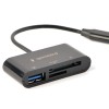 Gembird Compact USB Type-C Combo Card Reader Hub