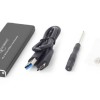 Gembird M.2 drive USB3.0 enclosure, black