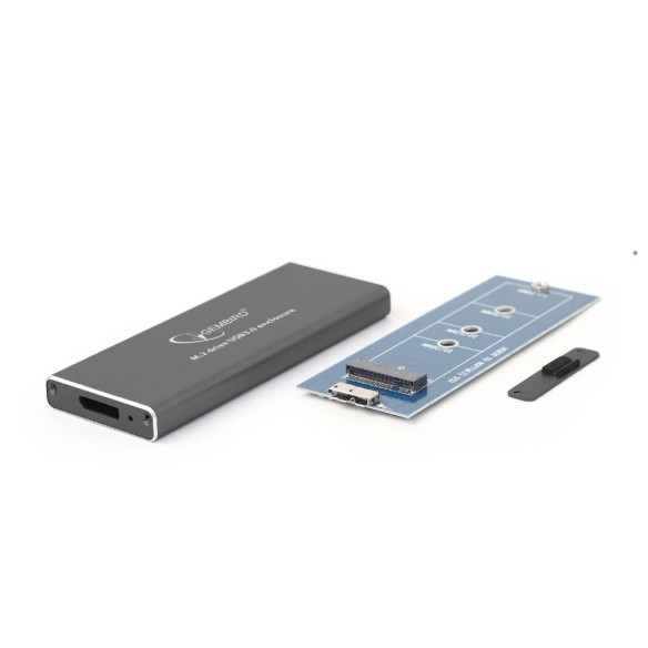 Gembird M.2 drive USB3.0 enclosure, black