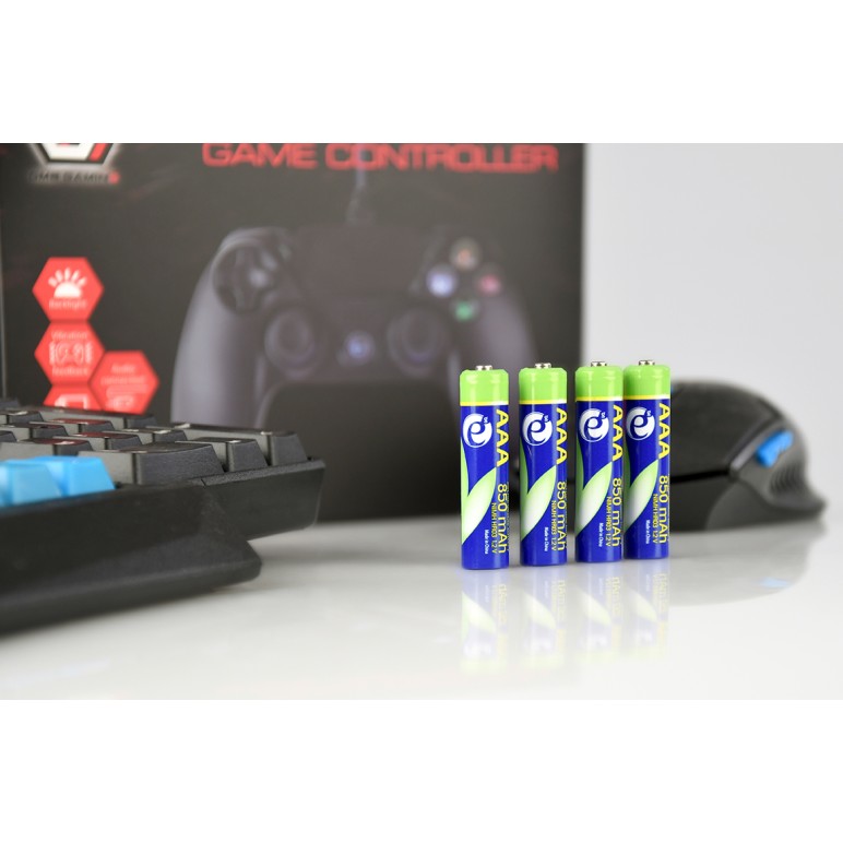 Energenie Rechargeable AAA instant batteries (ready-to-use), 850mAh, 4pcs blister pack