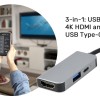 Cablexpert USB-C 3-in-1 Adapter