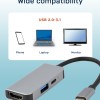 Cablexpert USB-C 3-in-1 Adapter