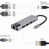 Cablexpert USB Type-C 5-in-1 Multiport Adapter (Hub + HDMI + PD + LAN)