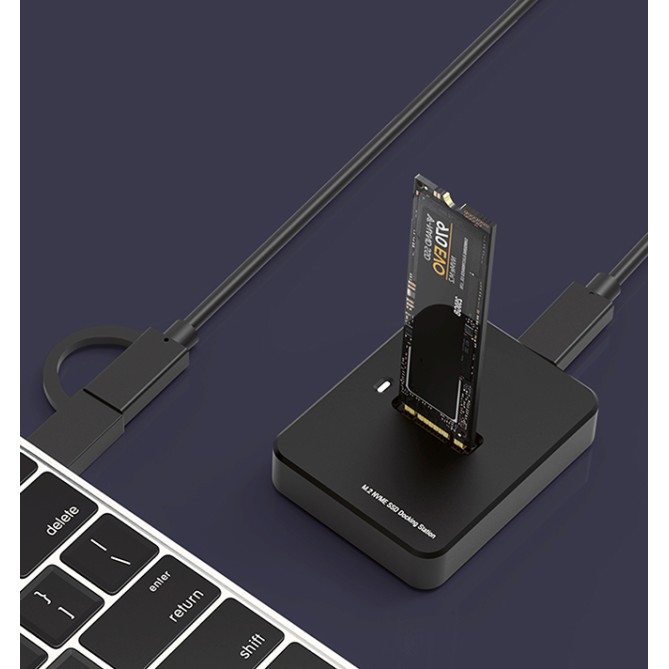 Gembird Desktop USB Type-C M.2 SATA & NVMe SSD Drive Docking Station