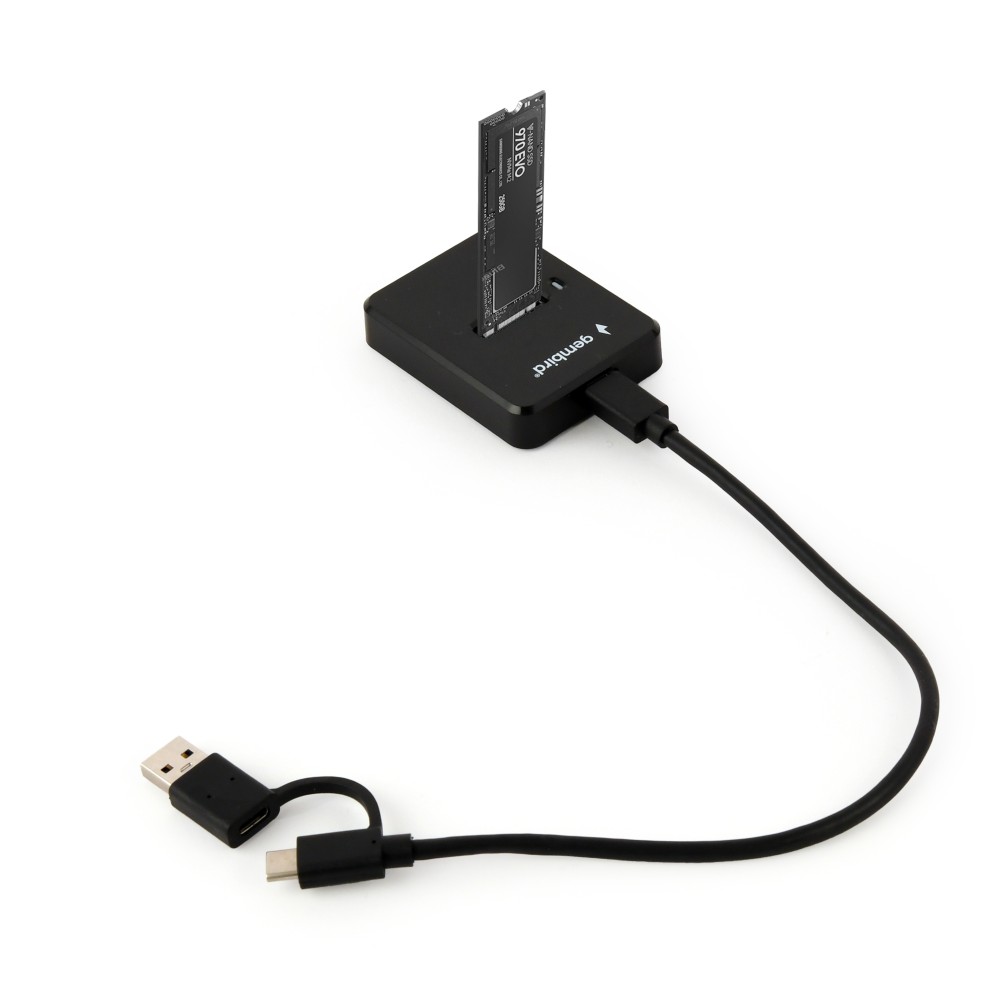 Gembird Desktop USB Type-C M.2 SATA & NVMe SSD Drive Docking Station