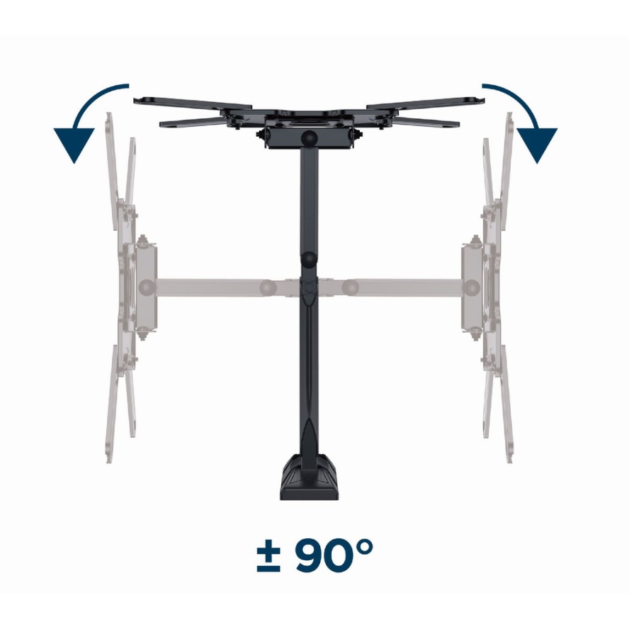 Gembird Full Motion TV Bracket 32"-55" 32kg Max