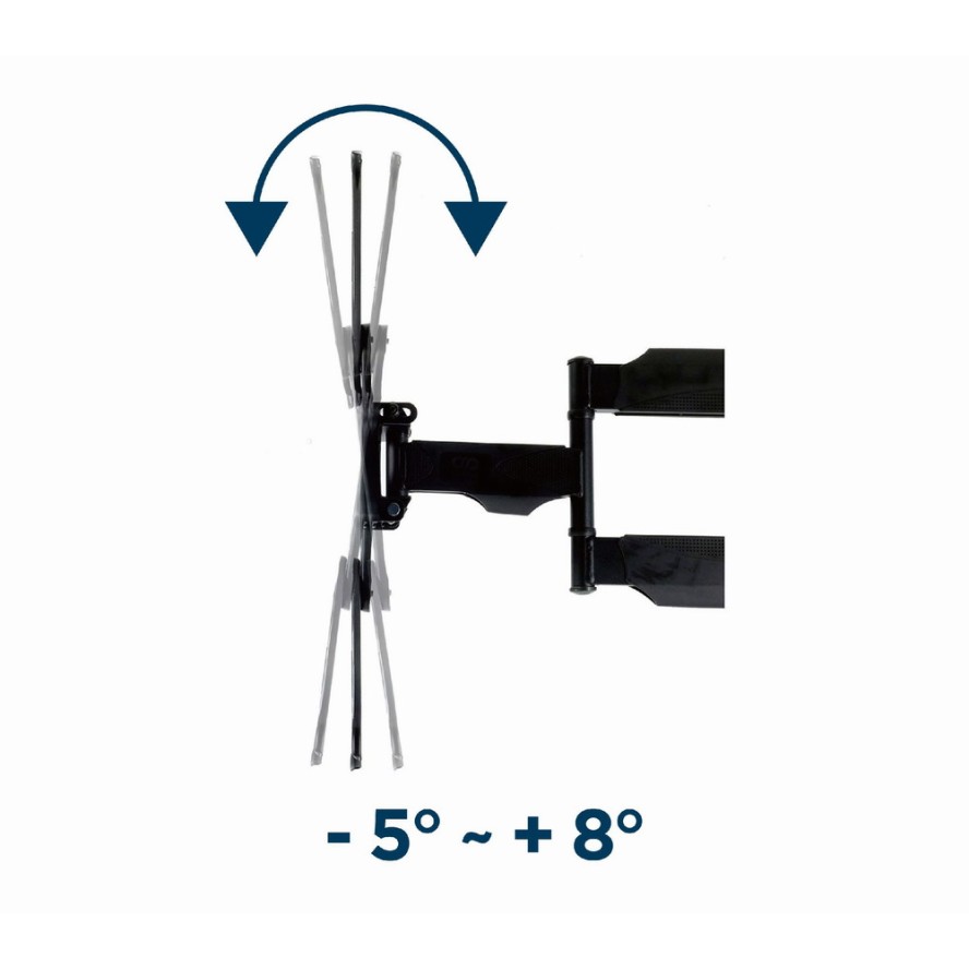 Gembird Full Motion TV Bracket 32"-55" 32kg Max