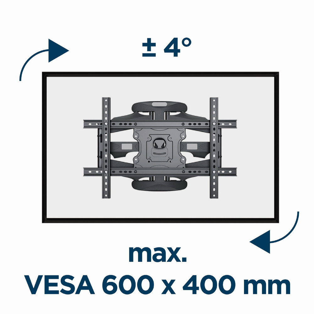 Gembird Full Motion TV Wall Mount 32" - 75"