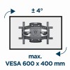 Gembird Full Motion TV Wall Mount 32" - 75"